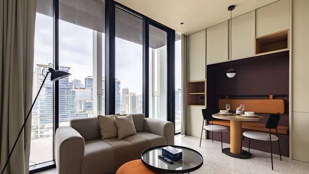 Apartment | Exterior - Deluxe Studio With Balcony Full Burj Khalifa View (Dubai)