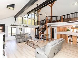 TV connectée, cheminée