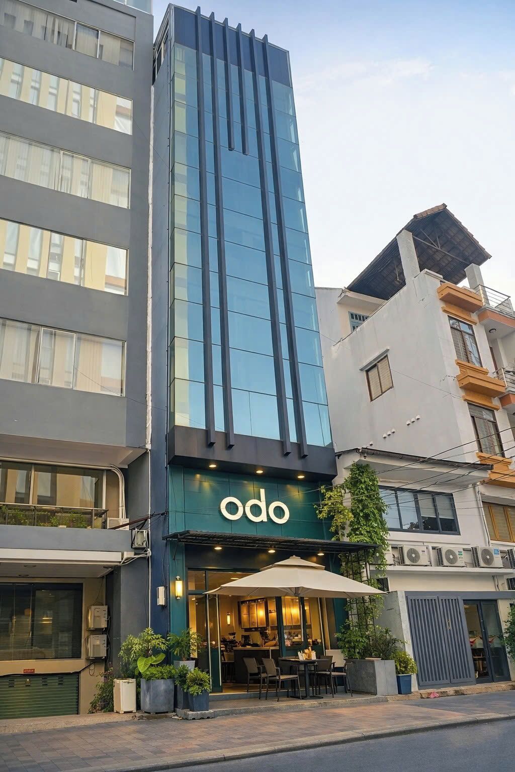 Façade de l’hébergement 