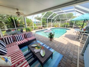 Maison, 3 chambres | Piscine | Piscine chauffée
