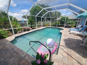 House, 3 Bedrooms | Pool | A heated pool