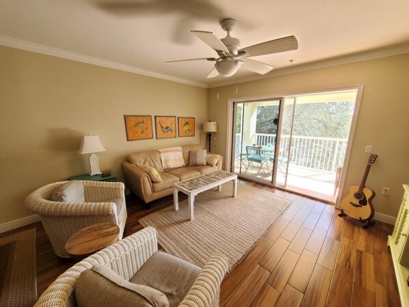 Condo, 3 Bedrooms | Living area - Ocean Reef 306 3 Bedroom Condo (St. Augustine)