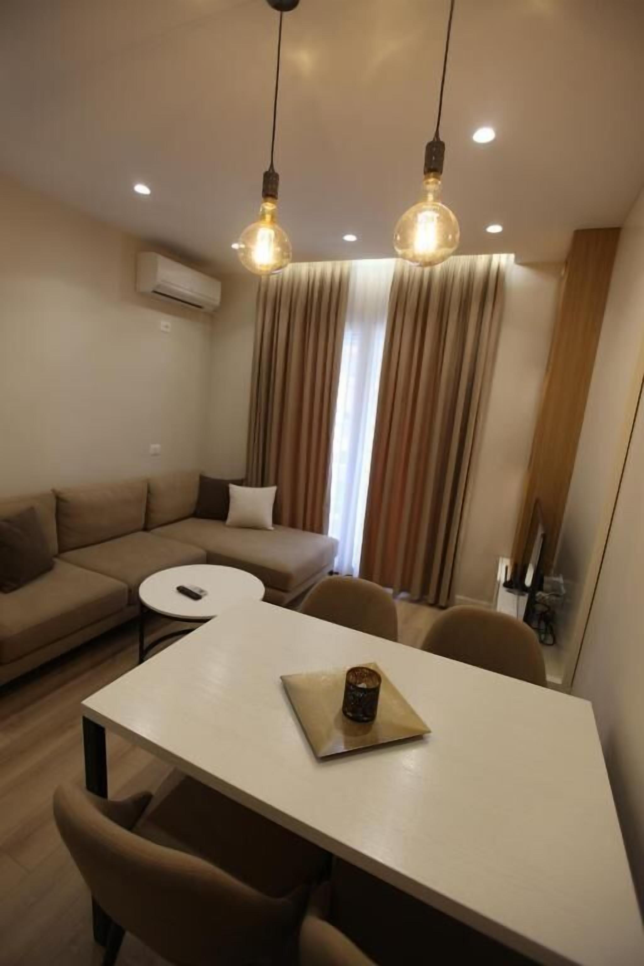 50-inch flat-screen TV with satellite channels