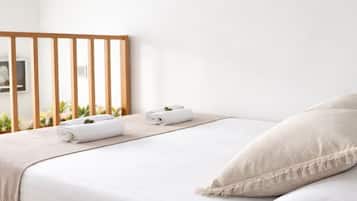 Superior Apartment, Non Smoking, Courtyard View | Iron/ironing board, travel crib, free WiFi, bed sheets