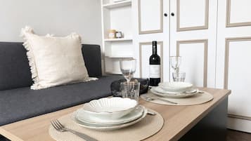 Superior Apartment, Non Smoking, Courtyard View | Living area | 66-cm flat-screen TV with digital channels