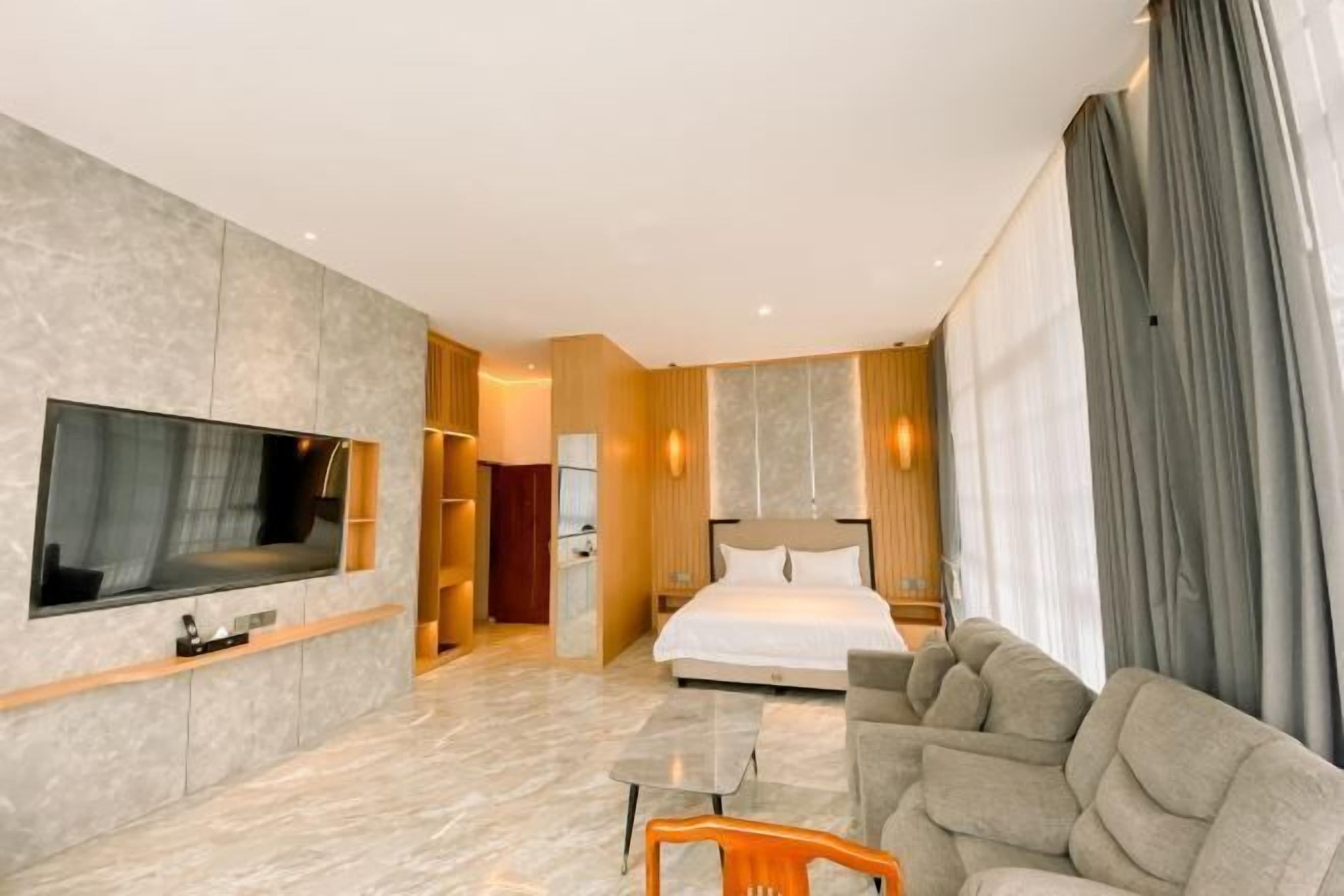 免費迷你吧物品、遮光布/窗簾、免費無線上網、床單