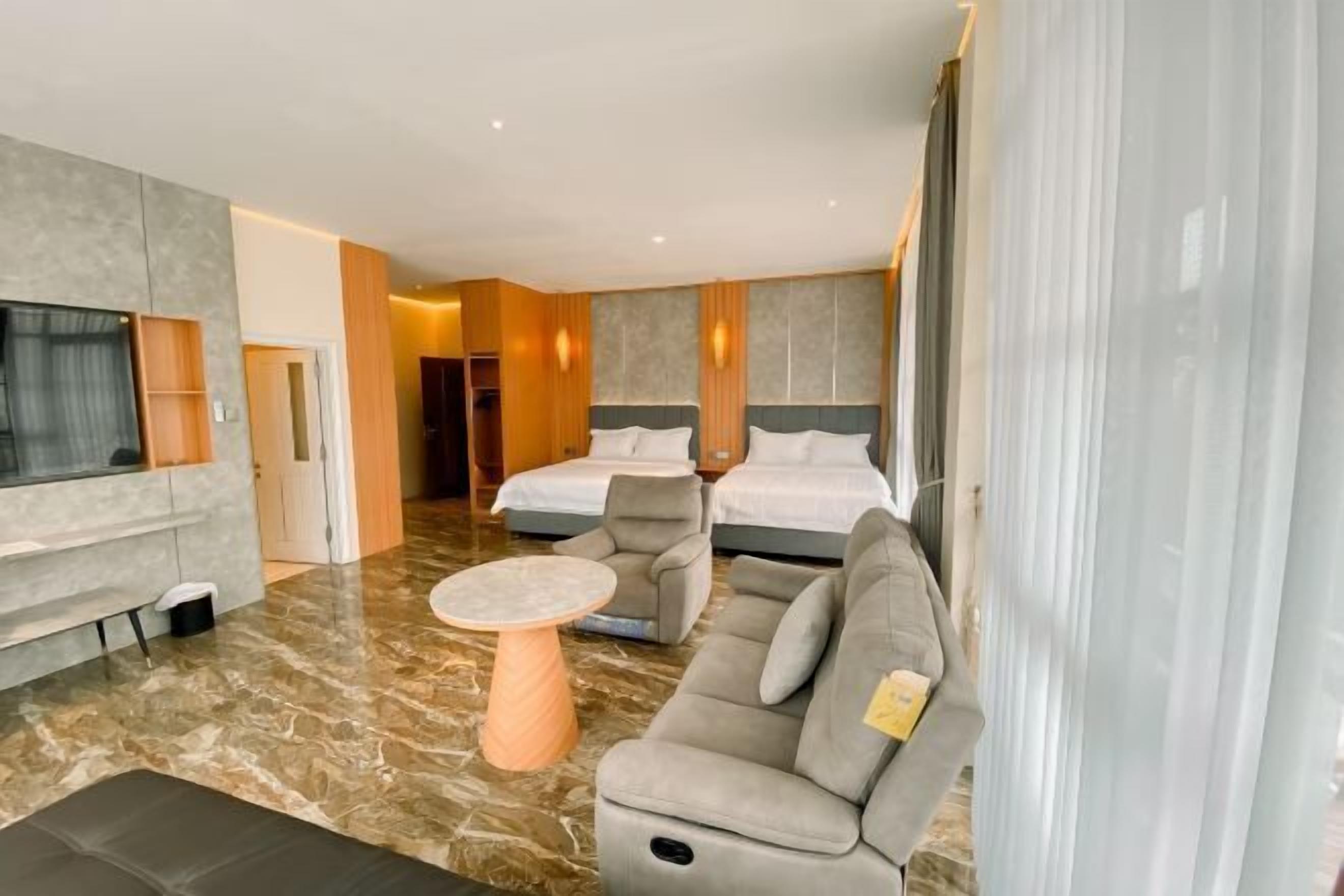 免費迷你吧物品、遮光布/窗簾、免費無線上網、床單