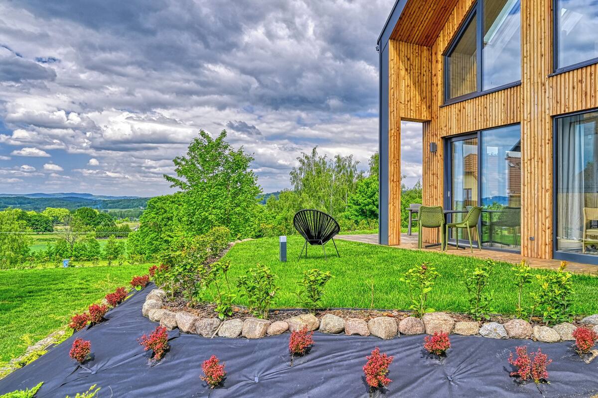 Casa, vista a la montaña (4D) | Terraza o patio