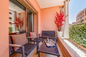 Terrace/patio - Elegant apartment Gueliz hyper center Marrakech (Marrakech)