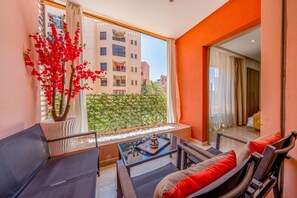 Terrace/patio - Elegant apartment Gueliz hyper center Marrakech (Marrakech)