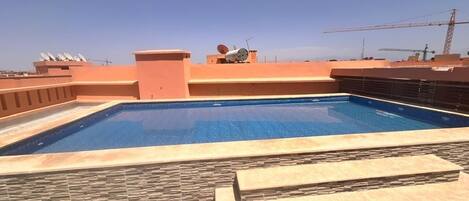 Indoor pool, outdoor pool