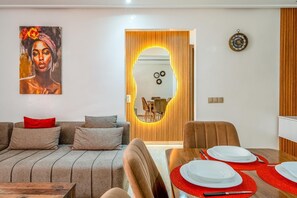 Dining - Elegant apartment Gueliz hyper center Marrakech (Marrakech)