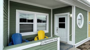 Luksus-suite - udsigt til bugt | Udendørsområde