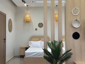 1 chambre, fer et planche à repasser, Wi-Fi, literie fournie