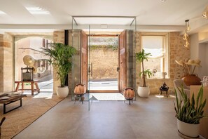 Interior entrance