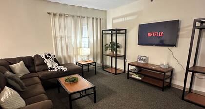 Spacious 4-bedroom apartment in charming Lemont Furnace with WiFi, AC