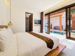 Deluxe Villa, 1 Bedroom, Private Pool | Premium bedding, in-room safe, individually furnished, desk - Beten Kepah Villas (Pecatu)