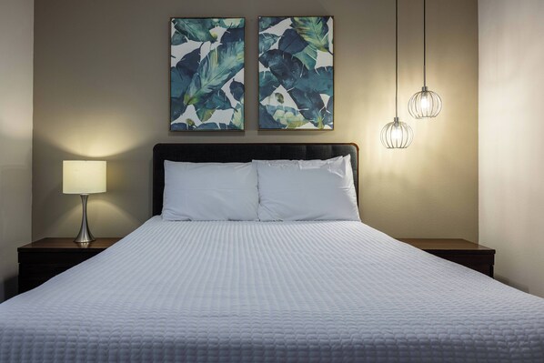 4 bedrooms, iron/ironing board, travel cot, WiFi