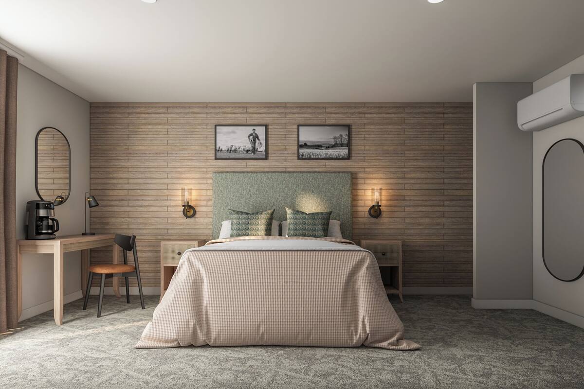 Superior-Doppelzimmer | Hochwertige Bettwaren, Schreibtisch, laptopgeeigneter Arbeitsplatz