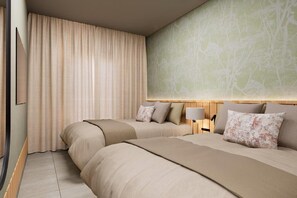 Chambre, 2 grands lits, non-fumeur