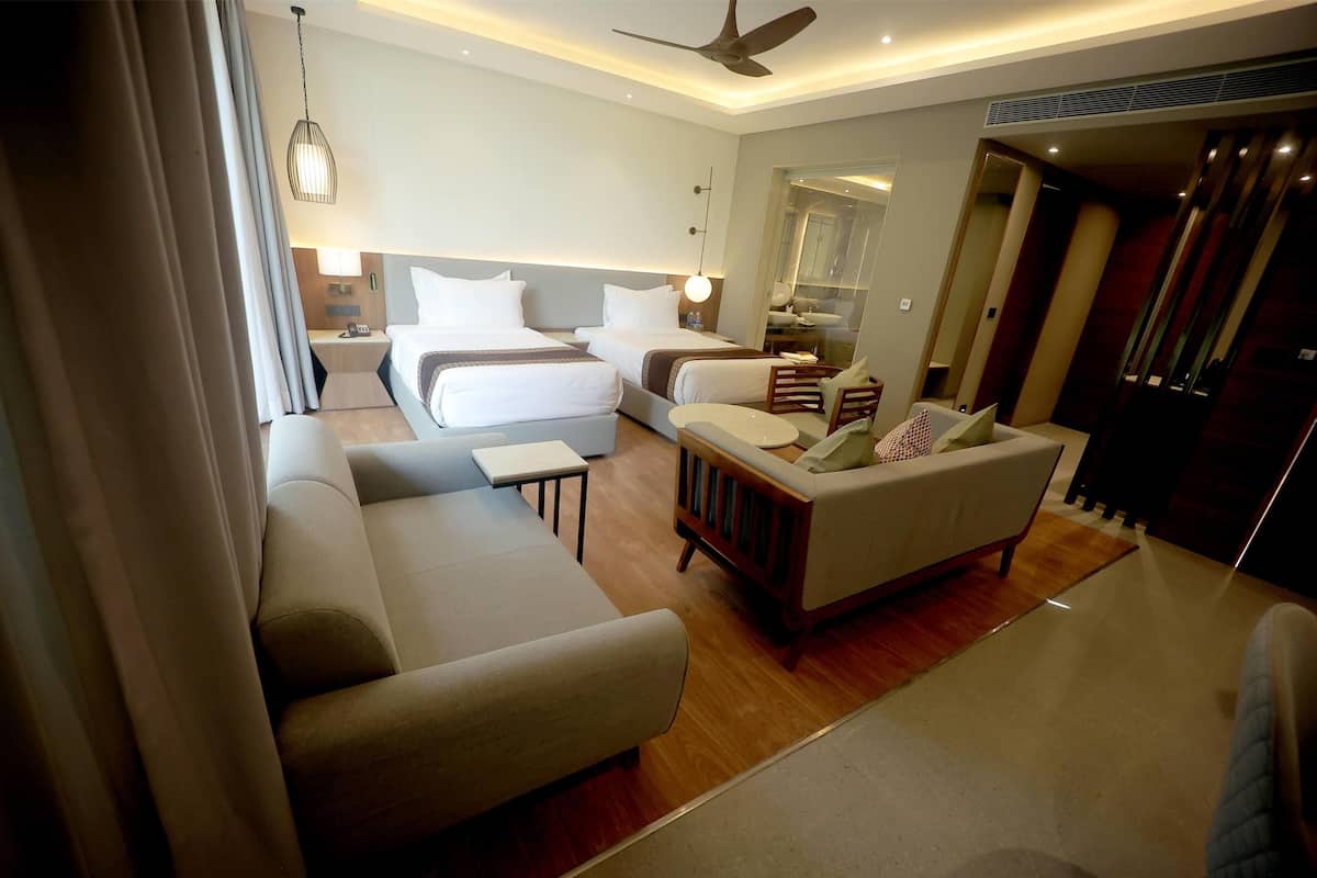 Habitació prèmium, 2 llits individuals | Wifi gratuïta