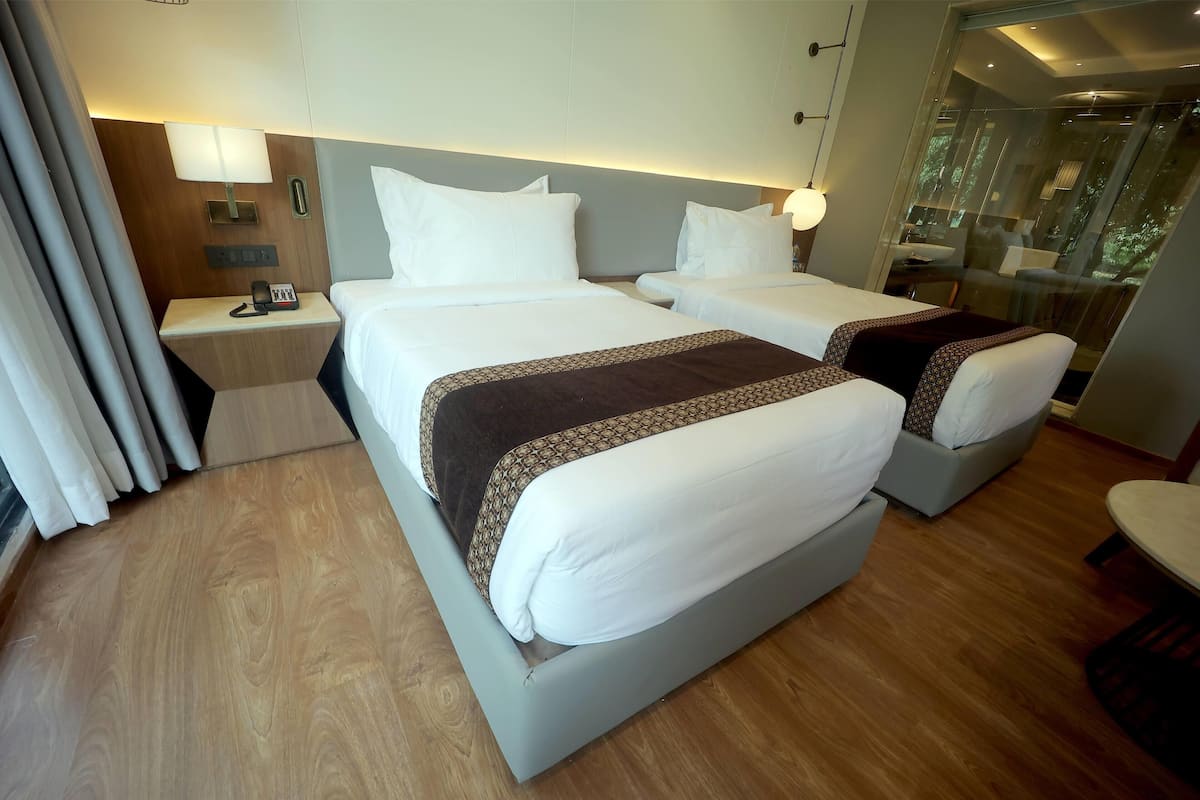 Chambre supérieure, 2 lits jumeaux | AccÚs au Wi-Fi (inclus)