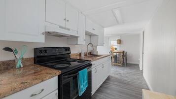 Microwave, oven, stovetop