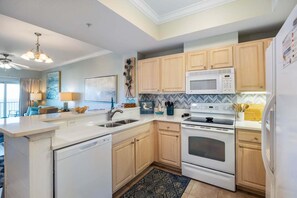 Condo, Multiple Beds (Crystal Tower 1703) | Private kitchen - Crystal Tower 1703 (Gulf Shores)