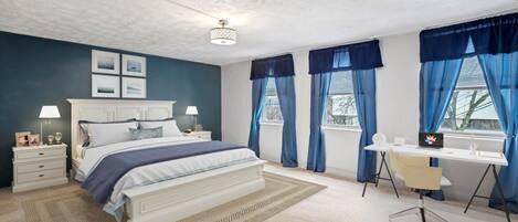 3 bedrooms, iron/ironing board, WiFi, bed sheets