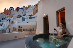 Apartment, Ensuite, Sea View (Nicolas) | Terrace/patio - Kyrkos collection (Oia)