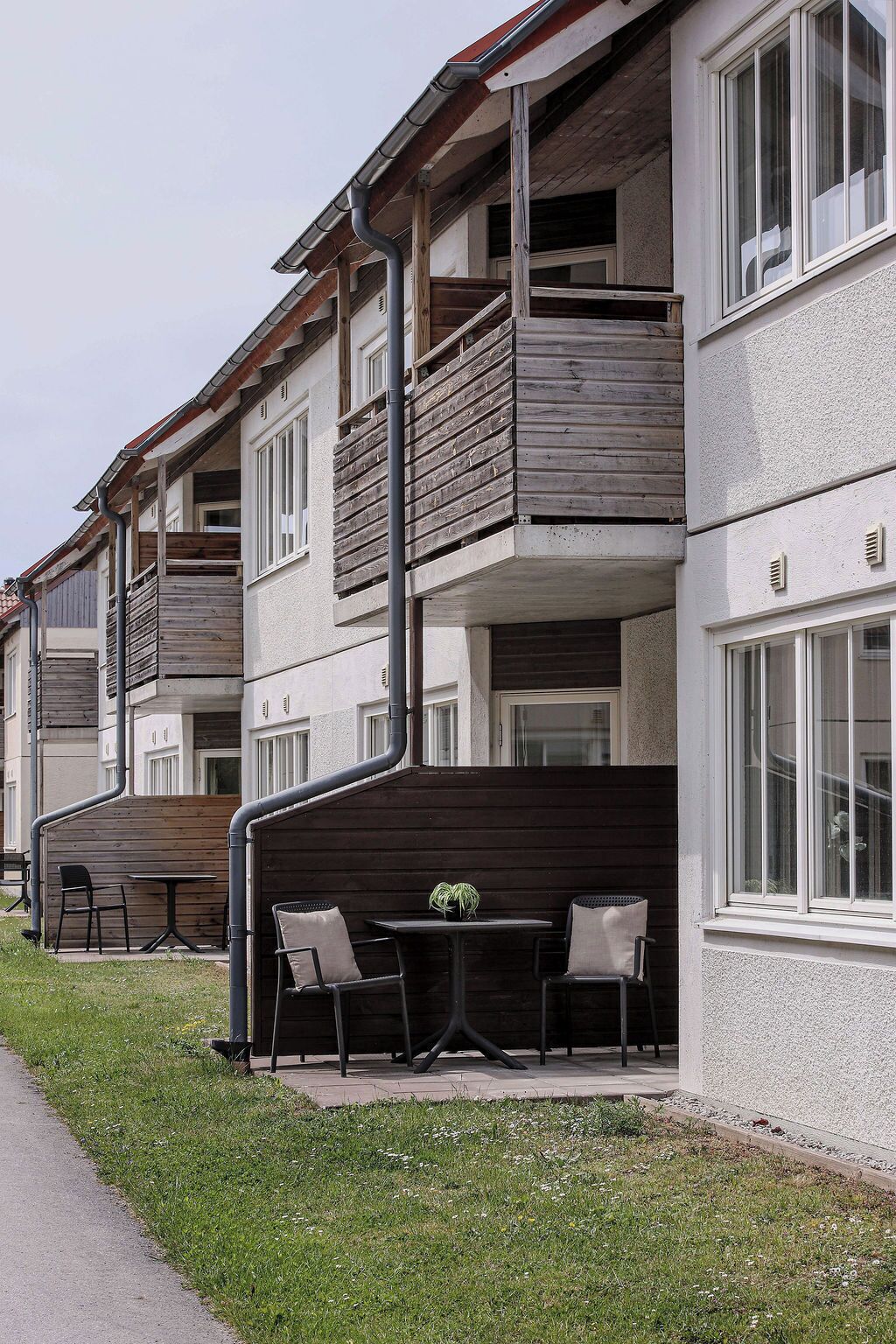 Studio Familial, vue cour intérieure | Terrasse/Patio