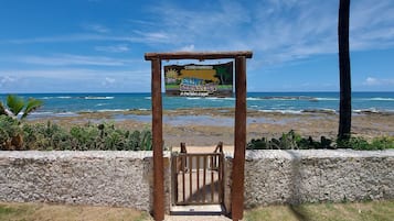 Na praia