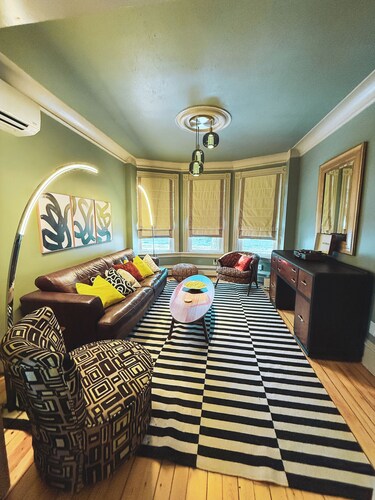 The Phoenix Lounge: Chic Heritage Flat in Halifax’s Heart