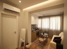 Estudio estándar | Zona de estar | Una televisión de pantalla plana