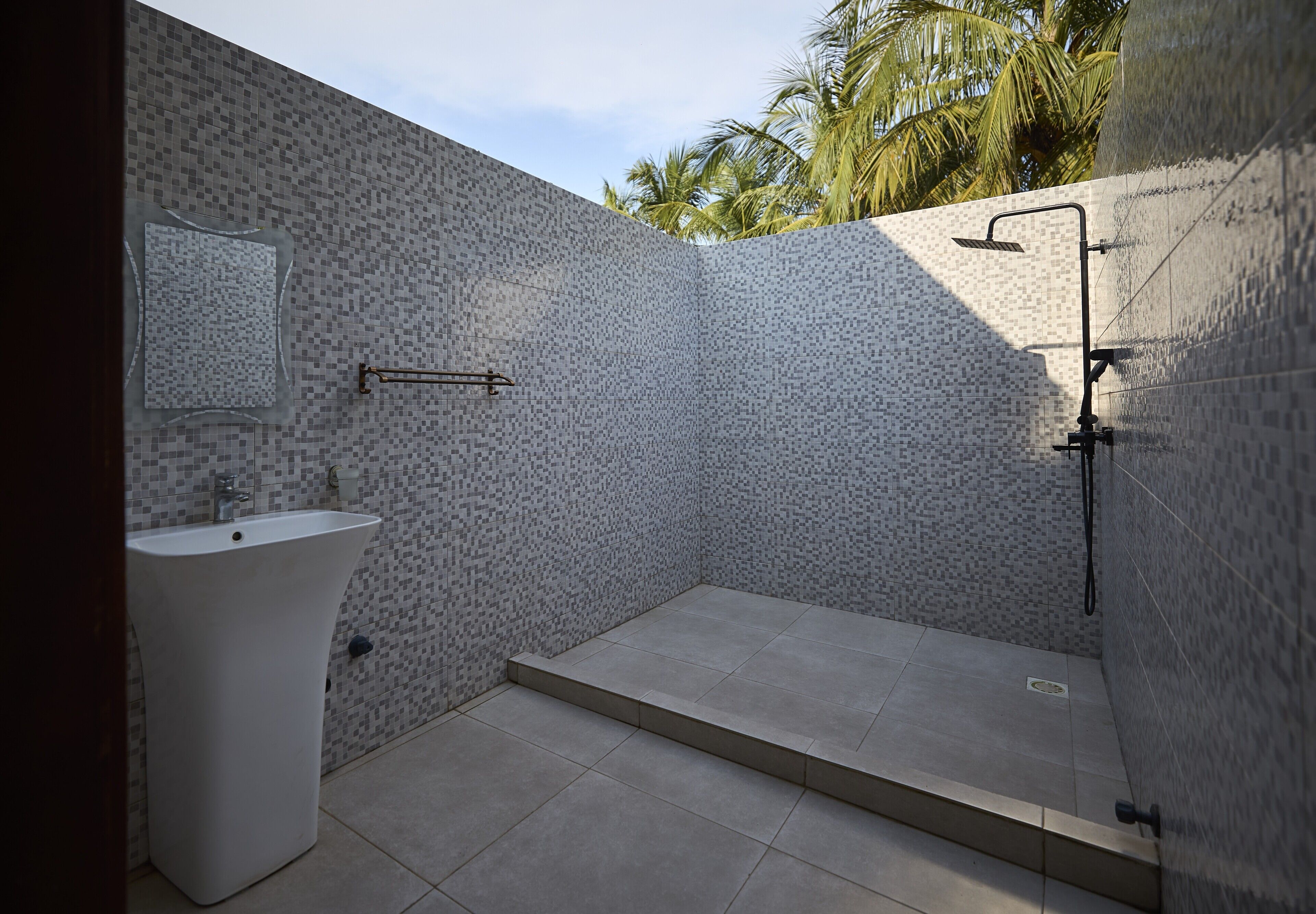Family Cottage, Pool View | Bilik Mandi | Pancuran mandi, hulu semburan mandi hujan 