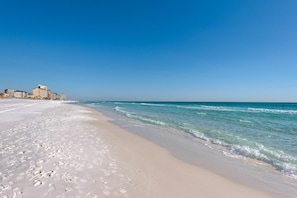 Studio, 2 Queen Beds (Top of the Gulf 110) | Beach | On the beach