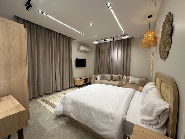 1 室のベッドルーム、アイロン / アイロン台、旅行用ベビーベッド、WiFi (無料)