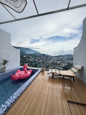 패밀리 빌라, 침실 2개, 산 전망, 산비탈 | 수영장