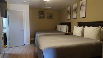 1 bedroom, travel crib, free WiFi, bed sheets