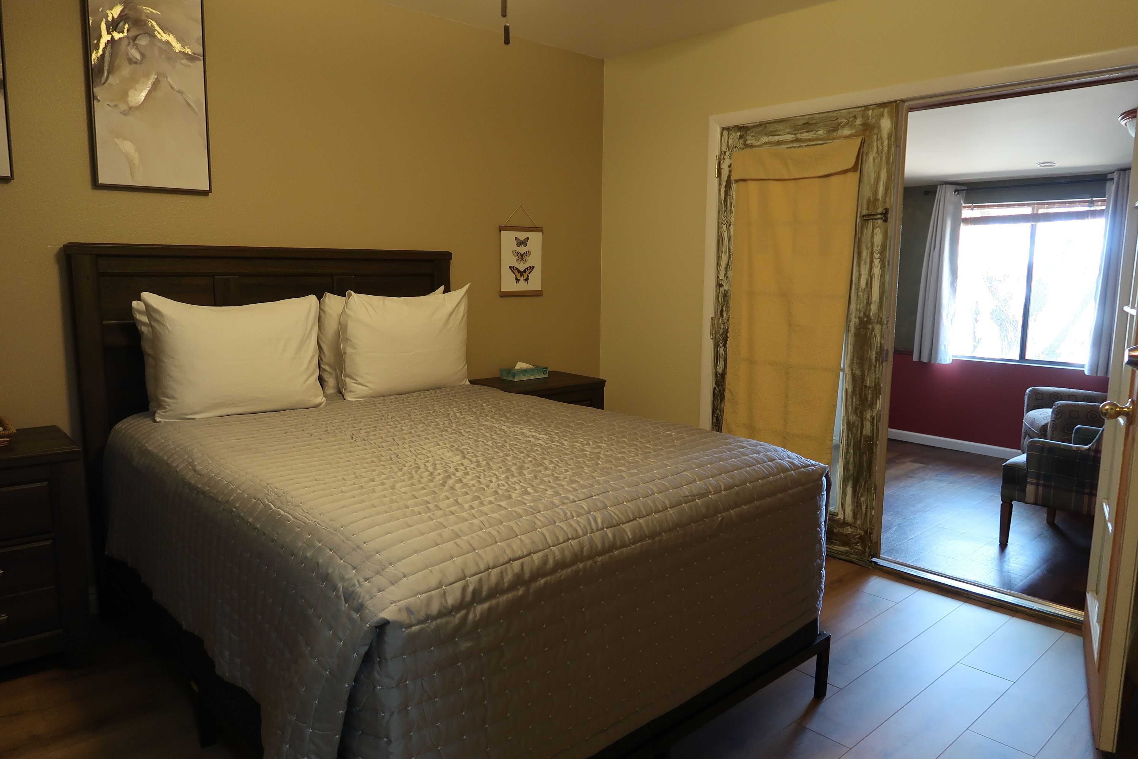 1 多间卧室、旅行婴儿床、免费 WiFi、床单