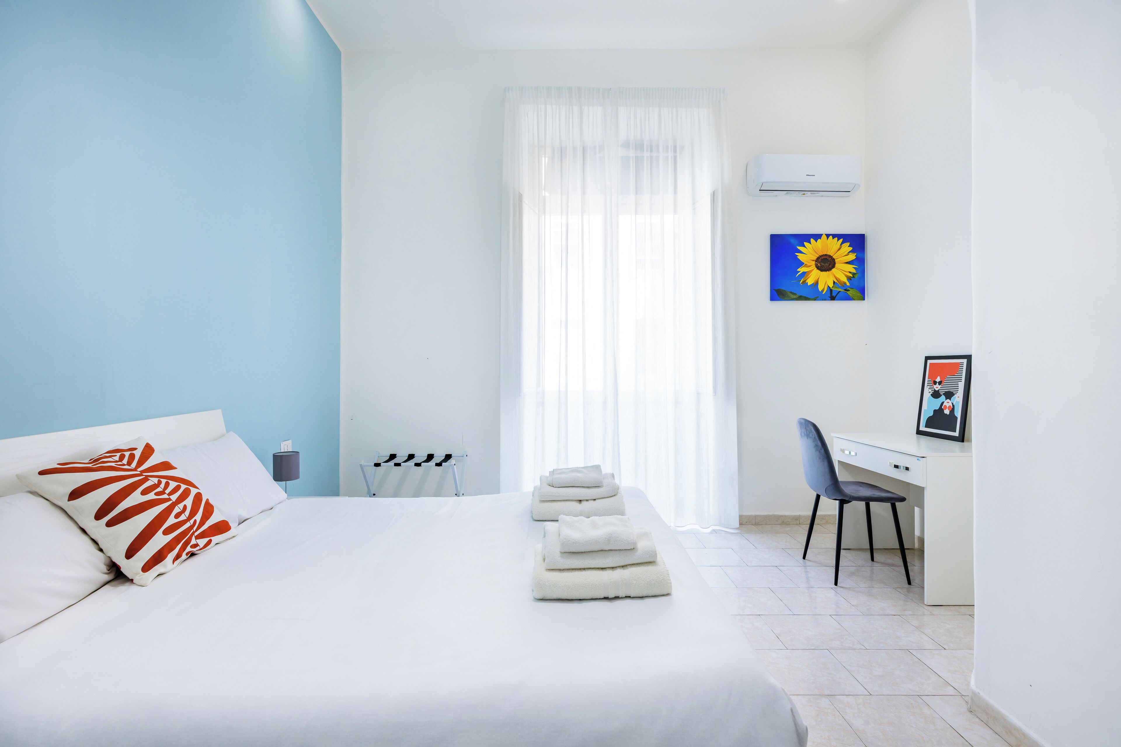 2 camere, Wi-Fi gratuito, lenzuola
