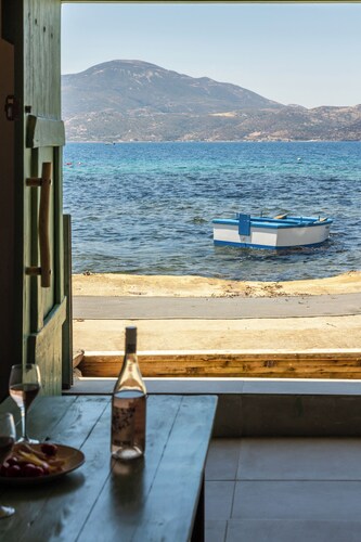  Klima Milos sea front  boat house