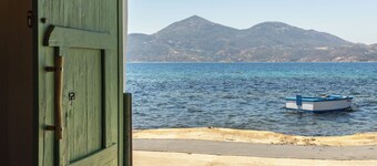  Klima Milos sea front  boat house
