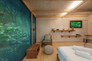 Chalet, vue jardin | Bureau, chambres insonorisées, Wi-Fi gratuit