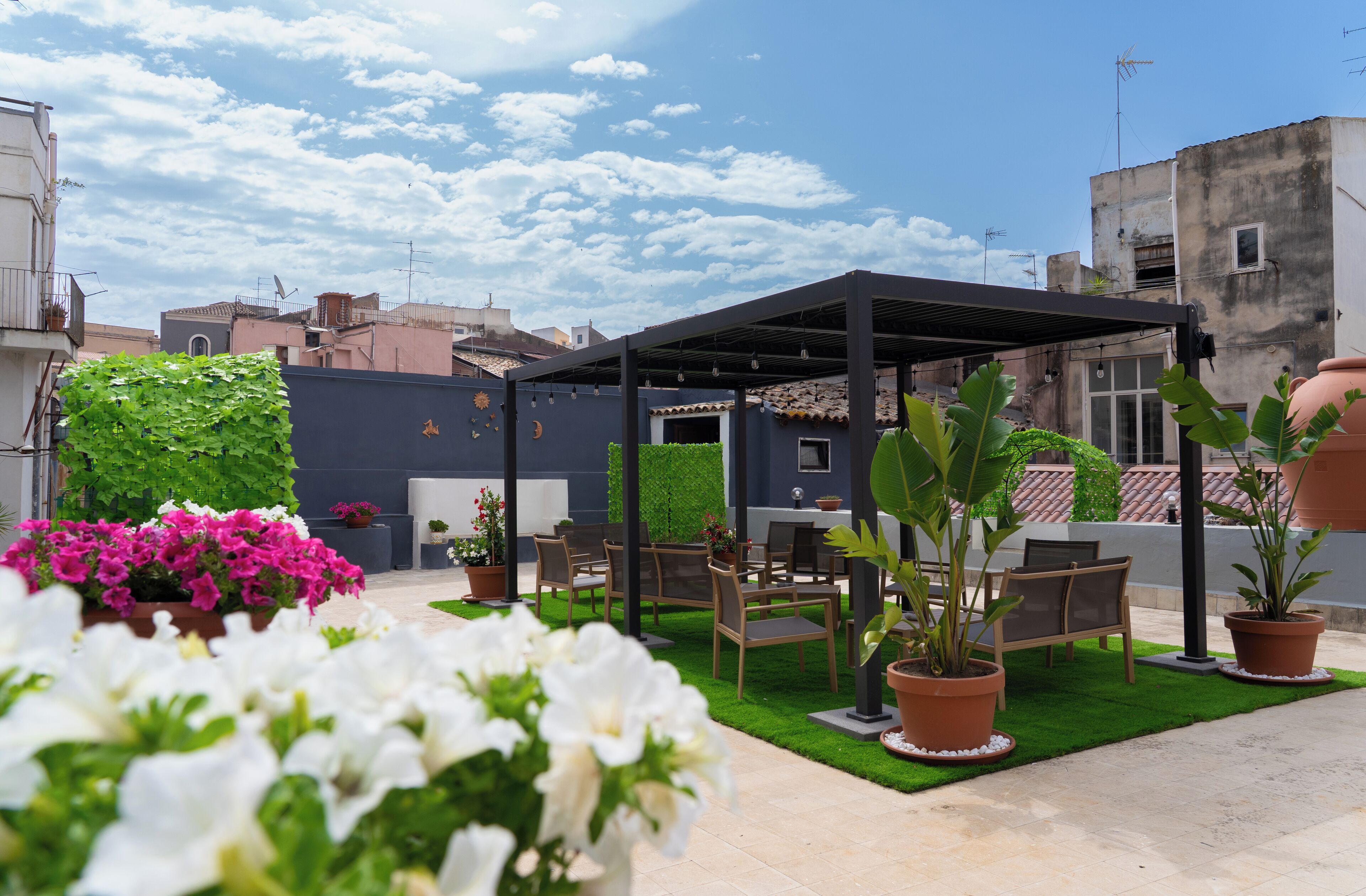 Terrasse sur le toit