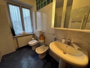 Shower, hair dryer, bidet, towels - Cottage Wisterya in Piemonte with pool (Piemonte)
