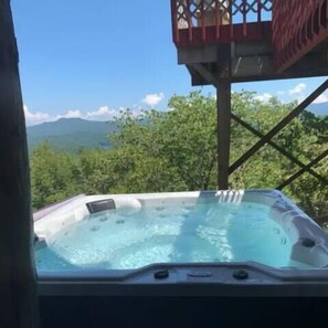 Idromassaggio all'aperto