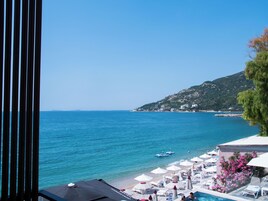 Junior Suite, Balcony, Beach View | Water view