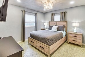 2 chambres, bureau, fer et planche à repasser, accès Internet