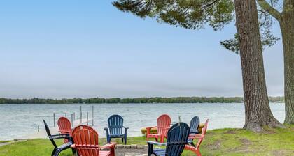 Baldwin Lakefront Home: Dock, Fire Pit & Trails!